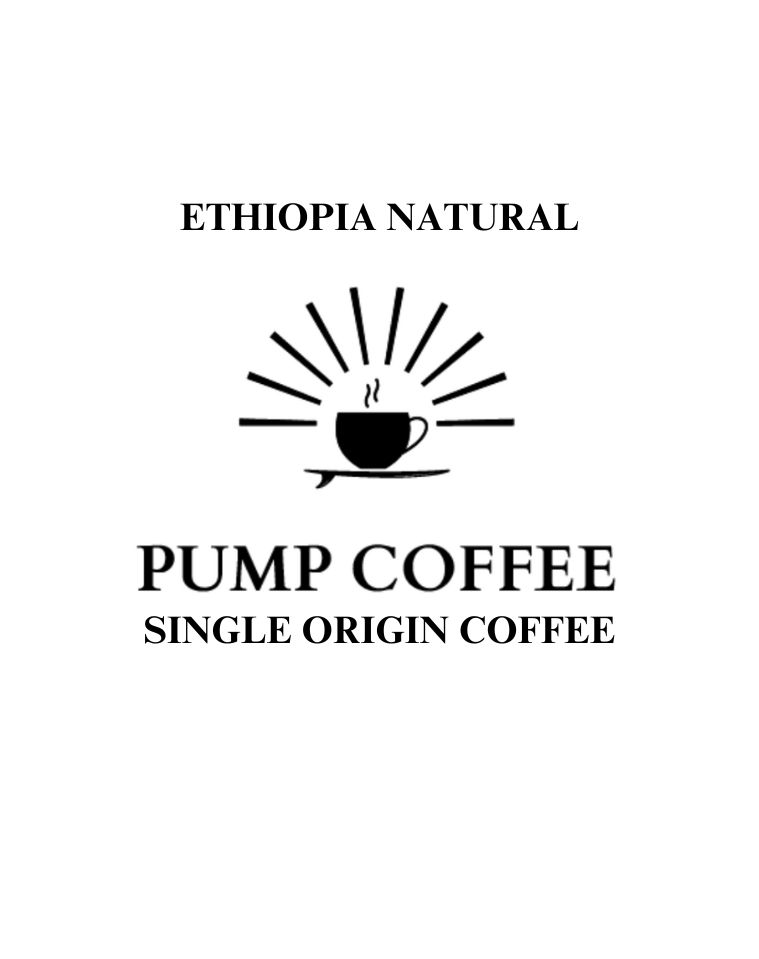 Pump Coffee Ethiopia Natural Coffee (per 1 pounds)