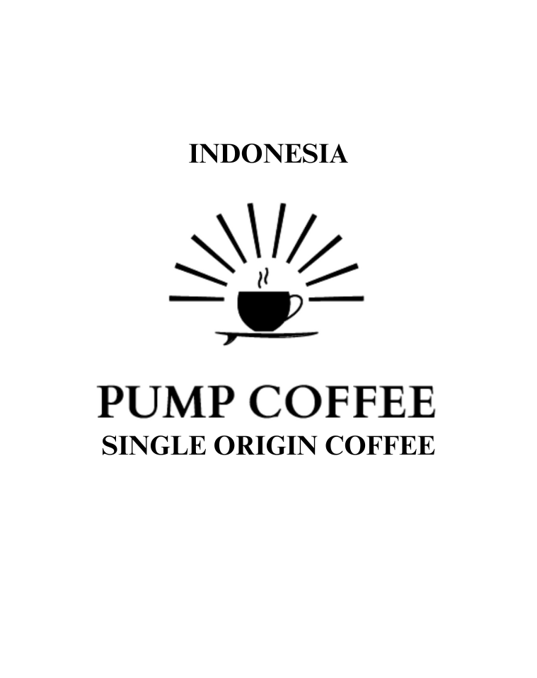 Pump Coffee Indonesia Coffee (per 1 pounds)